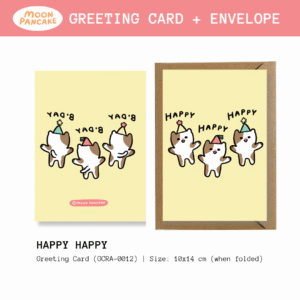 Greeting Card - Happy Happy Happy
