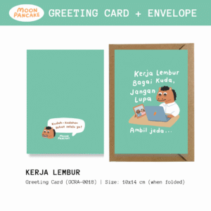 Greeting Card - Lembur Bagai Kuda A