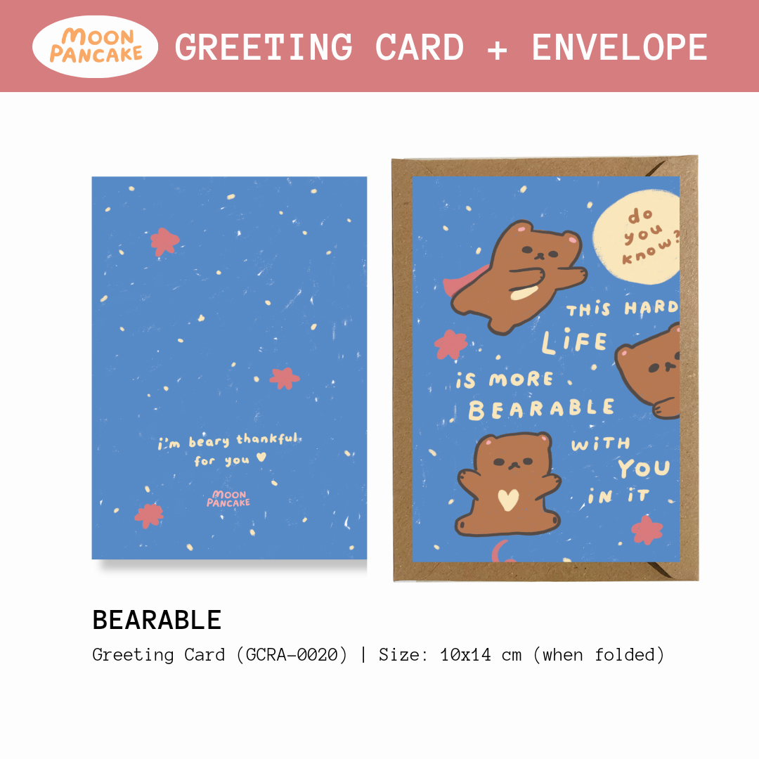 Greeting Card - Bearable