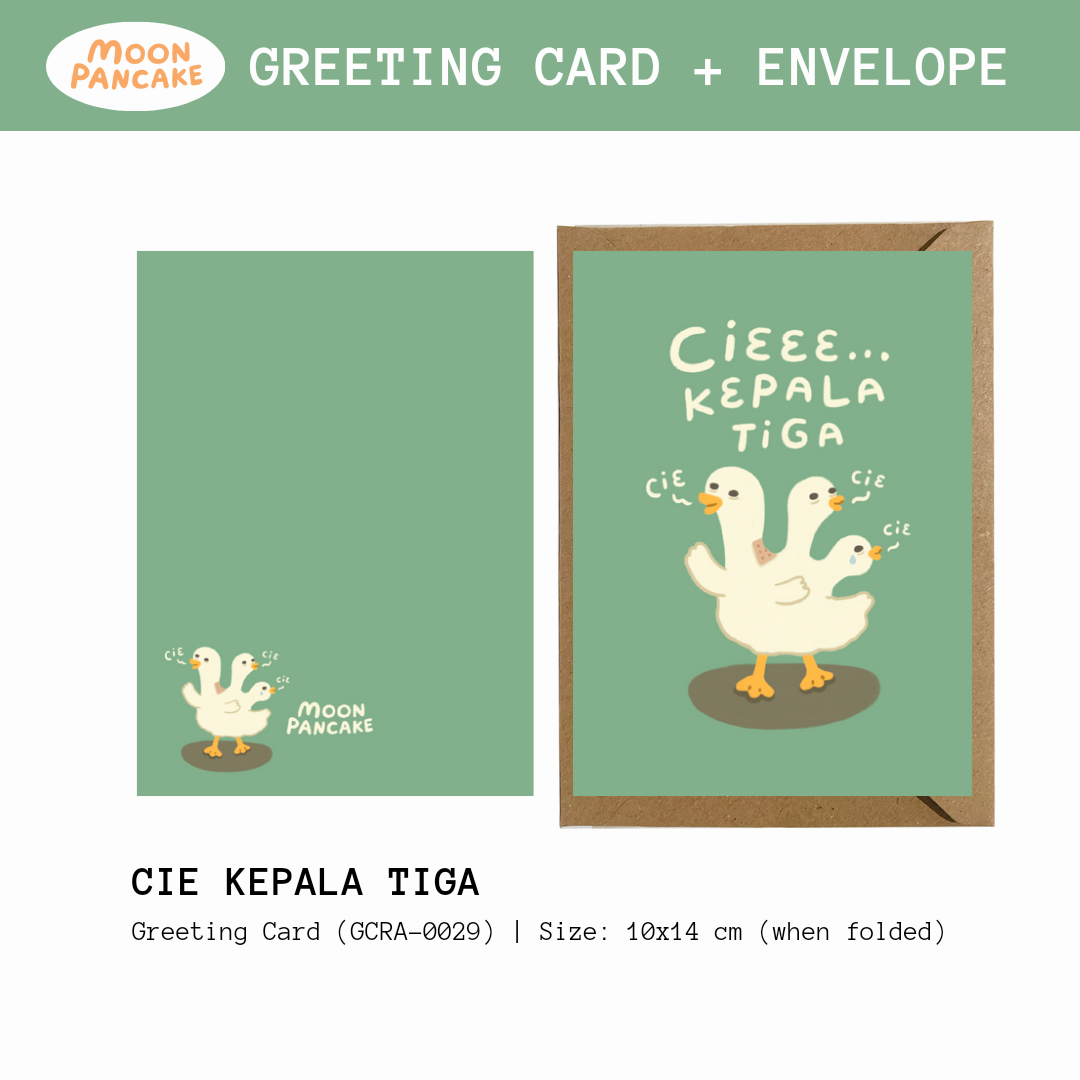 Greeting Card - Cie Kepala Tiga