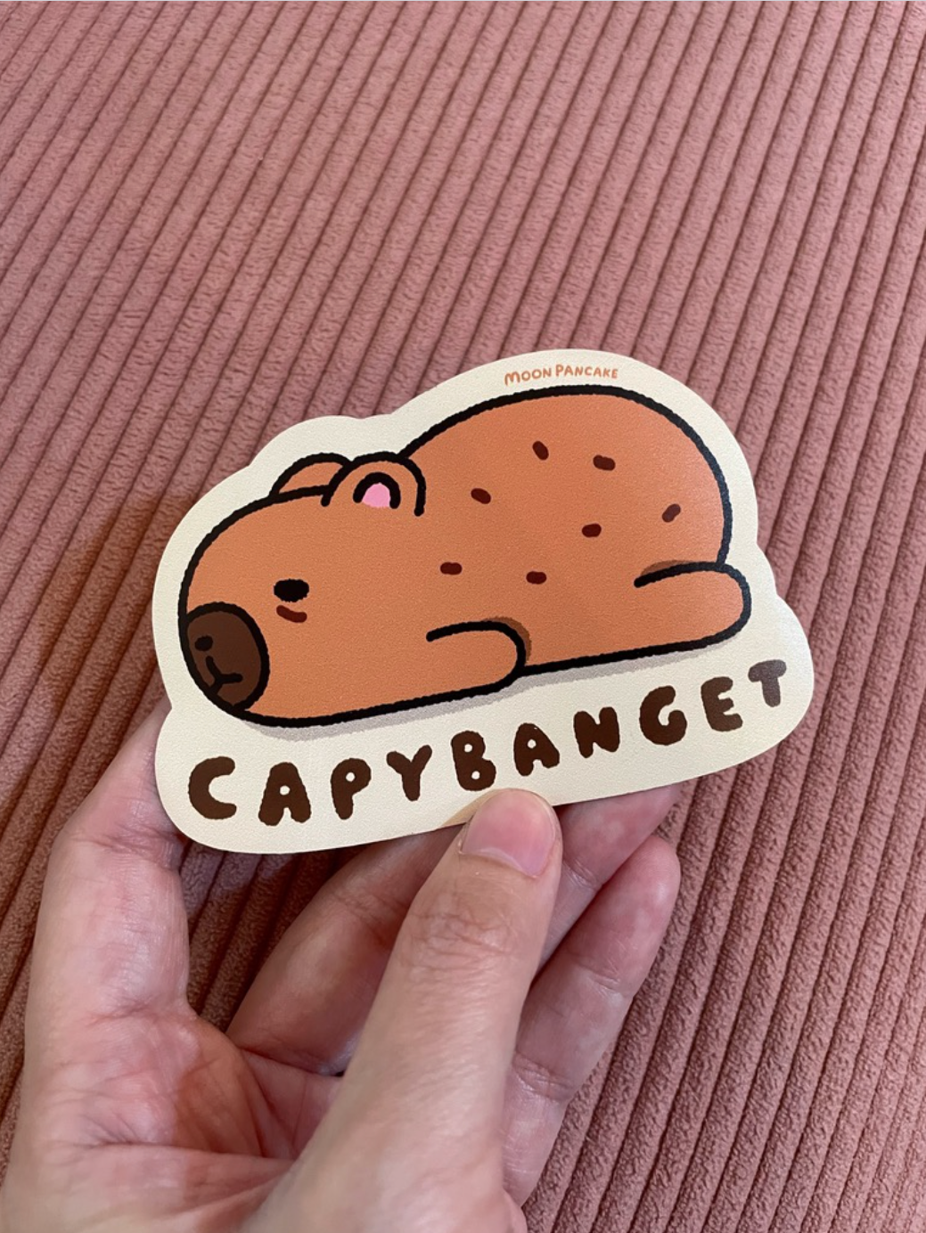 Die Cut Sticker (Stiker Koper) - Capy Banget - Image 2
