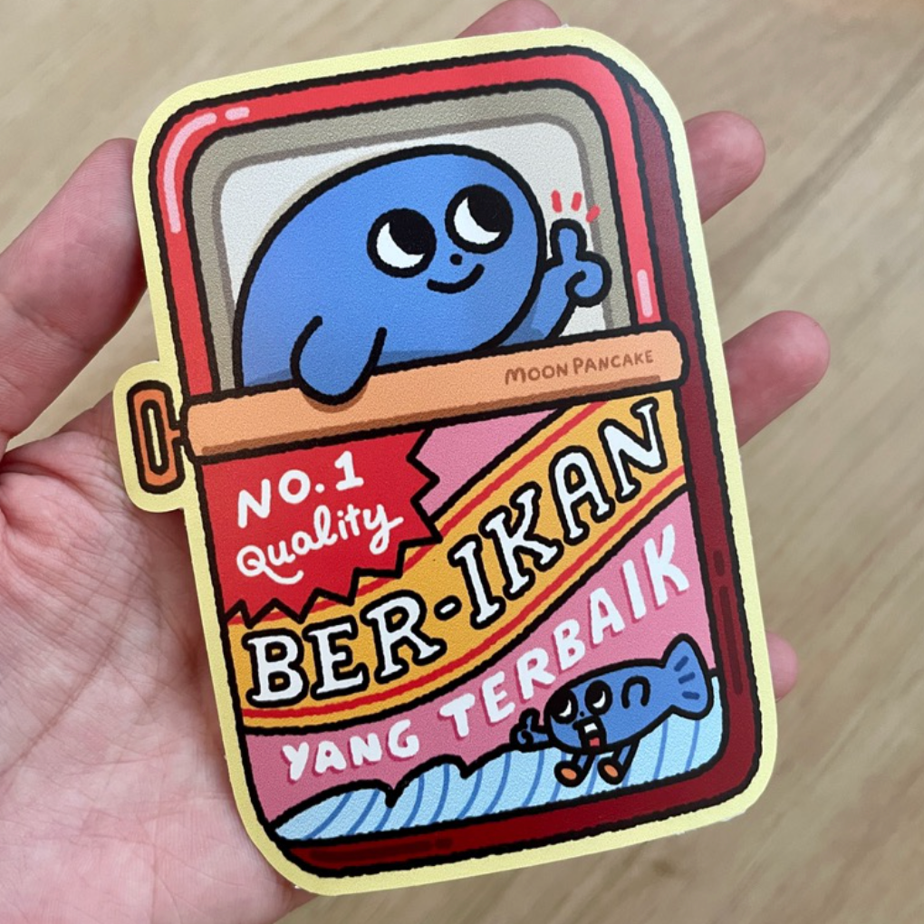 Die Cut Sticker (Stiker Koper) - Ber-ikan Yang Terbaik - Image 2