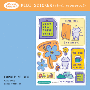 Midi Sticker - Forget me Yes Series
