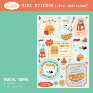 Midi Sticker - Mental Tempe