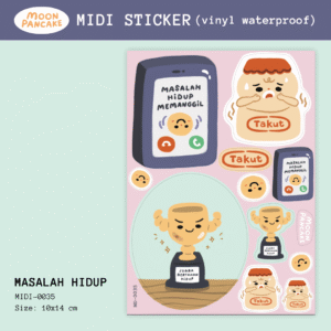 Midi Sticker - Masalah Hidup