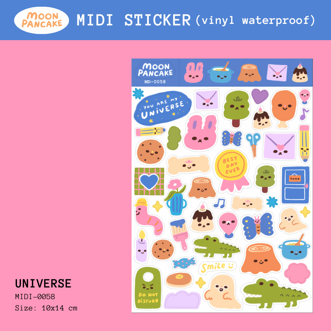 Midi Sticker - Universe