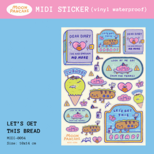 Midi Sticker - Lets Get This Bread