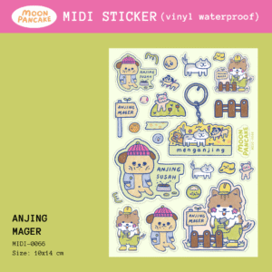 Midi Sticker - Anjing Mager
