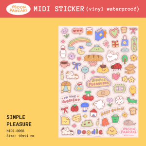 Midi Sticker - Simple Pleasure