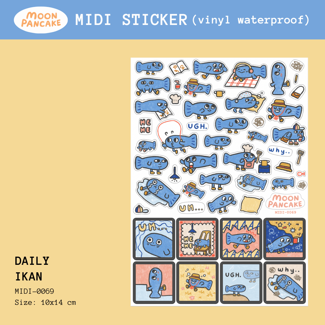 Midi Sticker - Daily Ikan