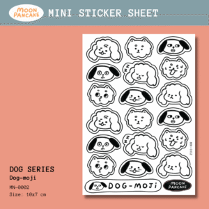 Mini Sticker - Dog Moji