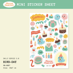 Mini Sticker - Bird-Day