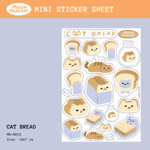 Mini Sticker - Cat Bread