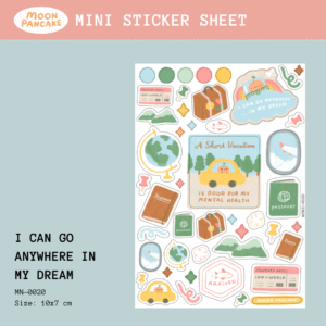 Mini Sticker - I Can Go Anywhere in My Dream