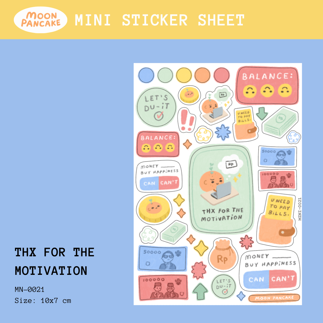 Mini Sticker - Thx for The Motivation