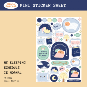 Mini Sticker - My Sleeping Schedule is Normal
