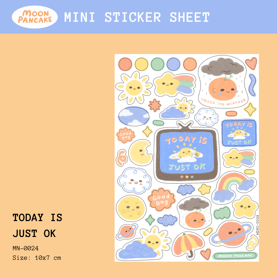 Mini Sticker - Today is Just Ok