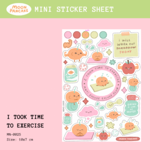 Mini Sticker - I Took Time To Exercise