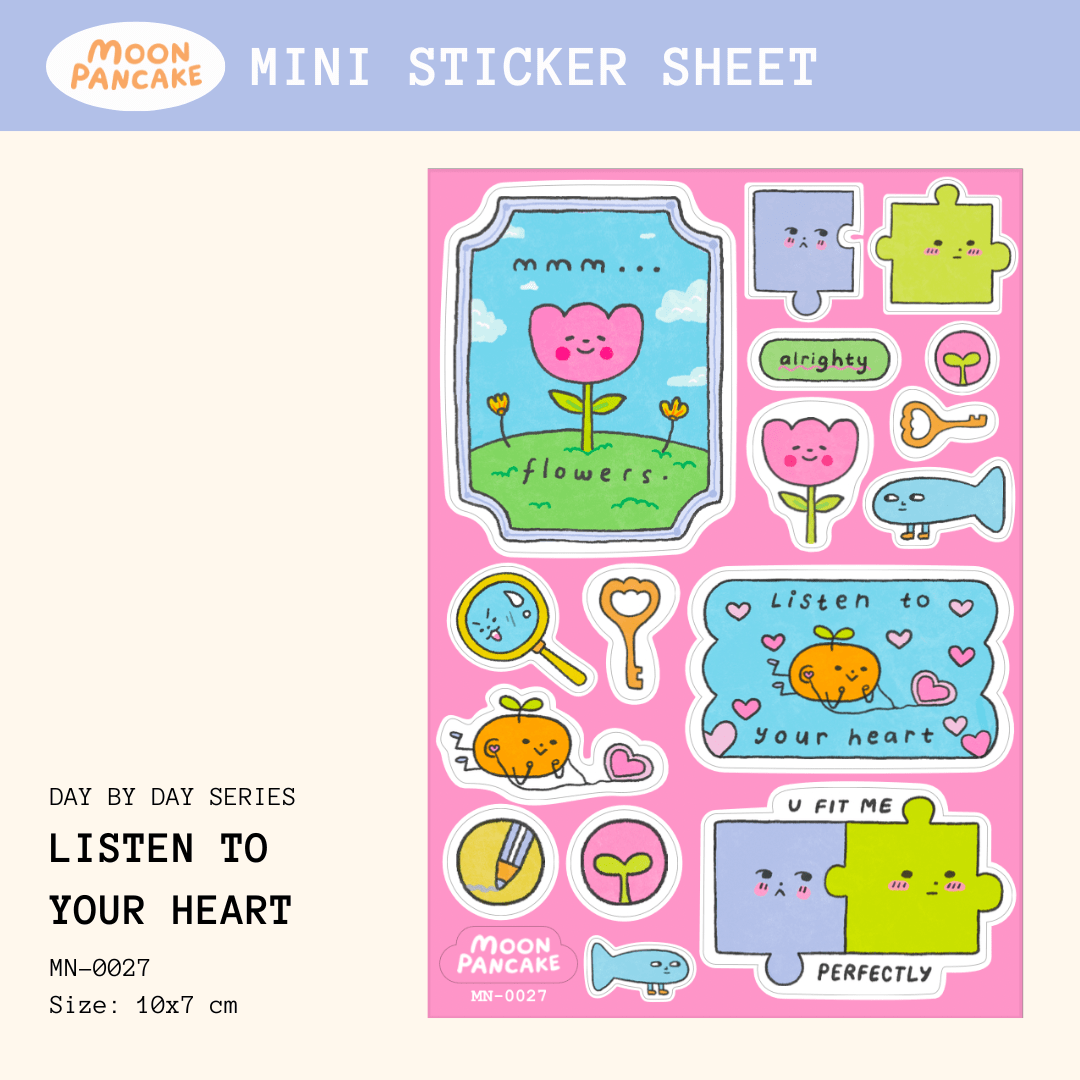 Mini Sticker - Listen to Your Heart