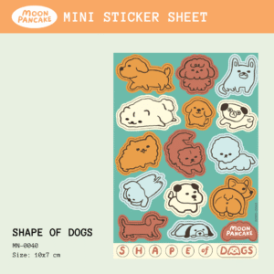 Mini Sticker - Shape of Dogs