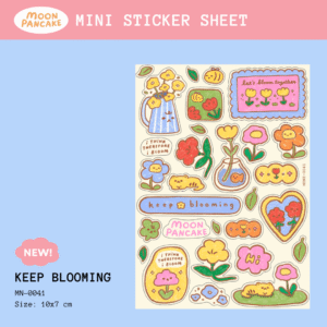 Mini Sticker - Keep Blooming