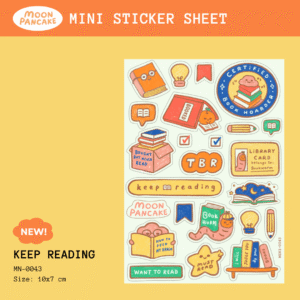 Mini Sticker - Keep Reading