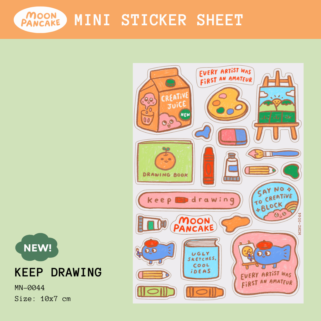 Mini Sticker - Keep Drawing