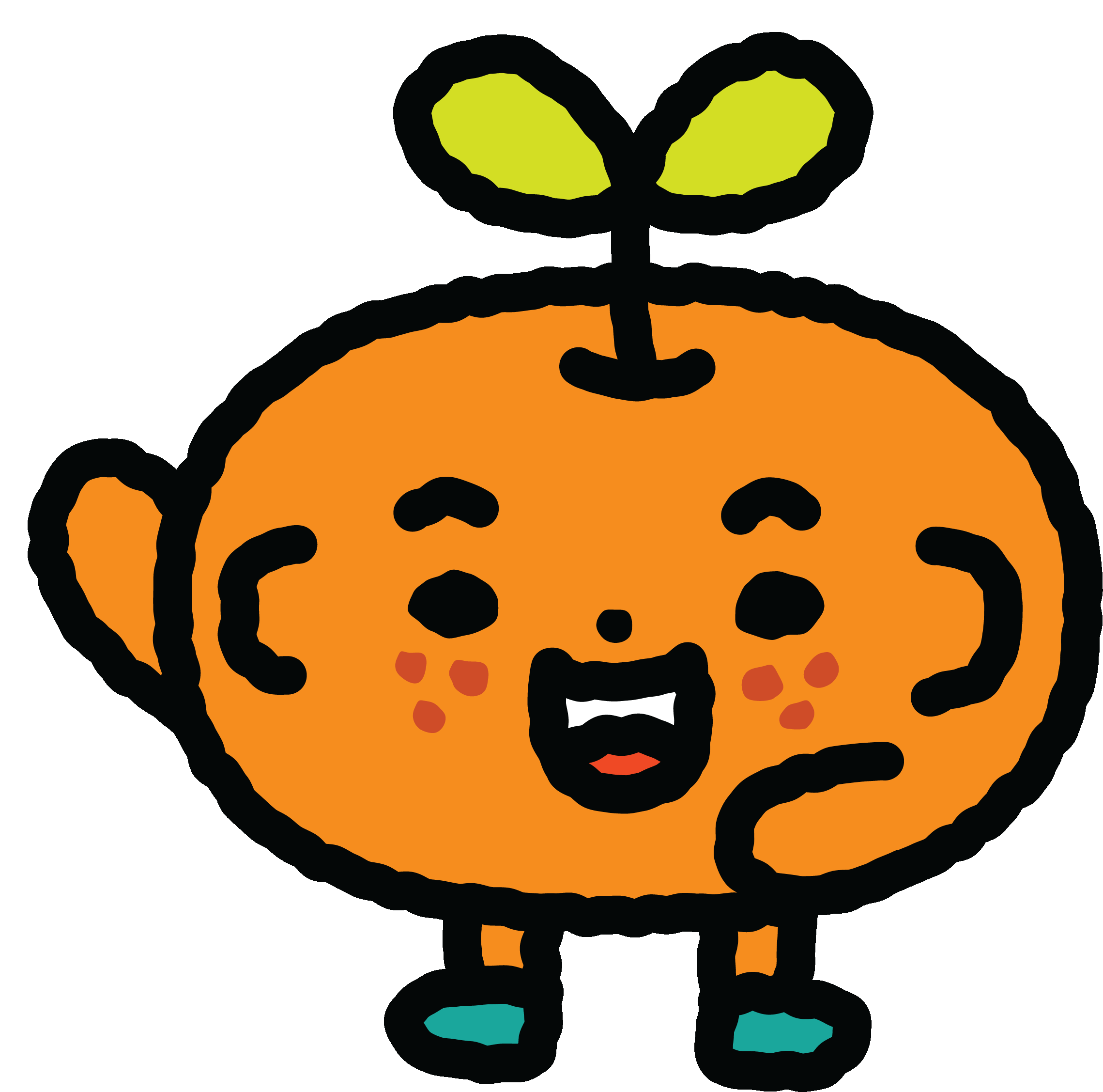 Orang - Moon Pancake mascot